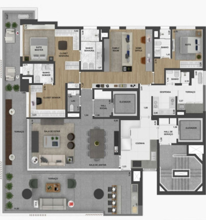 Imagem Apartamento com 4 Quartos à Venda, 439 m² em Vila Nova Conceição - São Paulo