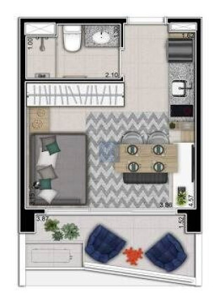 Imagem Imóvel com 1 Quarto à Venda, 25 m² em Vila Sônia - São Paulo Imagem Imóvel com 1 Quarto à Venda, 25 m² em Vila Sônia - São Paulo