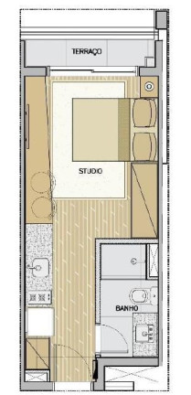 Imagem Apartamento com 1 Quarto à Venda, 39 m² em Consolação - São Paulo Imagem Apartamento com 1 Quarto à Venda, 39 m² em Consolação - São Paulo