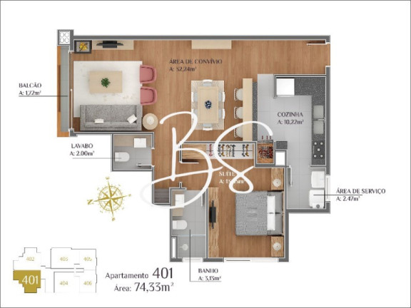 Imagem Apartamento com 1 Quarto à Venda, 58 m² em Lagos Do Bosque - Gramado Imagem Apartamento com 1 Quarto à Venda, 58 m² em Lagos Do Bosque - Gramado