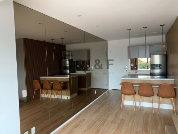 Apartamento com 1 Quarto para Alugar, 43 m² em Brooklin  - São Paulo