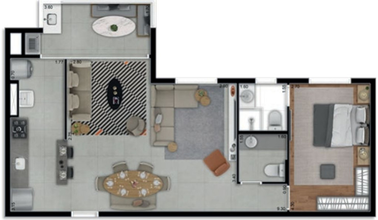 Imagem Apartamento com 2 Quartos à Venda, 70 m² em Centro - Barueri Imagem Apartamento com 2 Quartos à Venda, 70 m² em Centro - Barueri