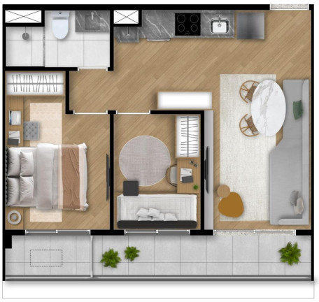 Studio com 1 Quarto à Venda, 26 m² em Vila Clementino - São Paulo