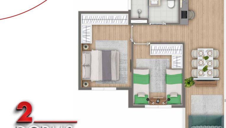 Imagem Apartamento com 2 Quartos à Venda, 56 m² em Picanco - Guarulhos Imagem Apartamento com 2 Quartos à Venda, 56 m² em Picanco - Guarulhos