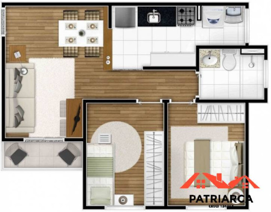 Imagem Apartamento com 2 Quartos à Venda, 47 m² em Jardim Novo Maracana - Campinas Imagem Apartamento com 2 Quartos à Venda, 47 m² em Jardim Novo Maracana - Campinas