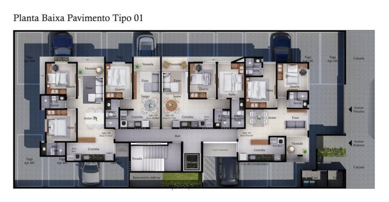 Imagem Apartamento com 2 Quartos à Venda, 51 m² em Intermares - Cabedelo Imagem Apartamento com 2 Quartos à Venda, 51 m² em Intermares - Cabedelo