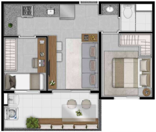 Imagem Imóvel com 1 Quarto à Venda, 27 m² em Santana - São Paulo