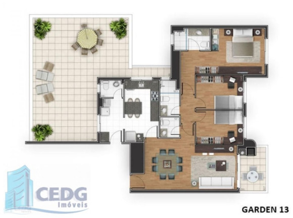 Imagem Apartamento com 3 Quartos à Venda, 105 m² em Alto Da Glória - Curitiba