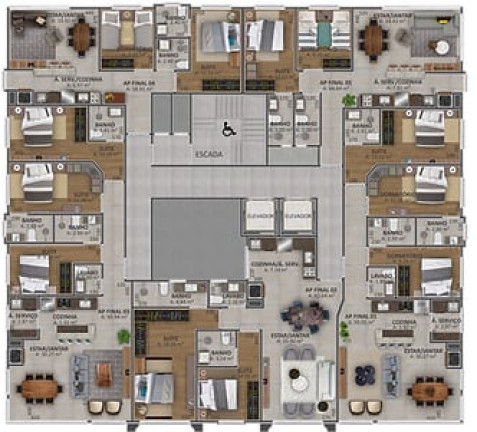 Imagem Apartamento com 2 Quartos à Venda, 123 m² em Zona Nova - Capão Da Canoa Imagem Apartamento com 2 Quartos à Venda, 123 m² em Zona Nova - Capão Da Canoa