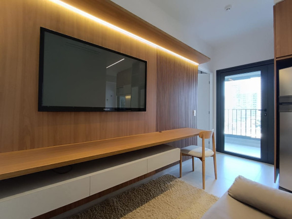 Apartamento com 1 Quarto para Alugar, 53 m² em Brooklin - São Paulo