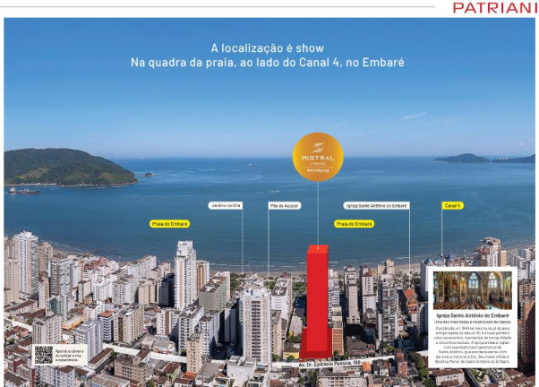 Imagem Apartamento com 2 Quartos à Venda, 96 m² em Embaré - Santos