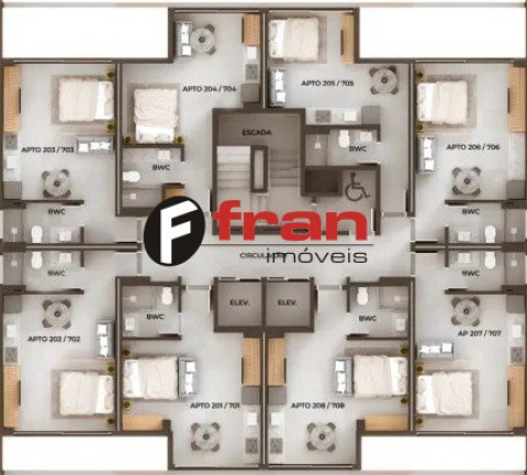 Imagem Apartamento com 1 Quarto à Venda, 27 m² em Trindade - Florianópolis Imagem Apartamento com 1 Quarto à Venda, 27 m² em Trindade - Florianópolis