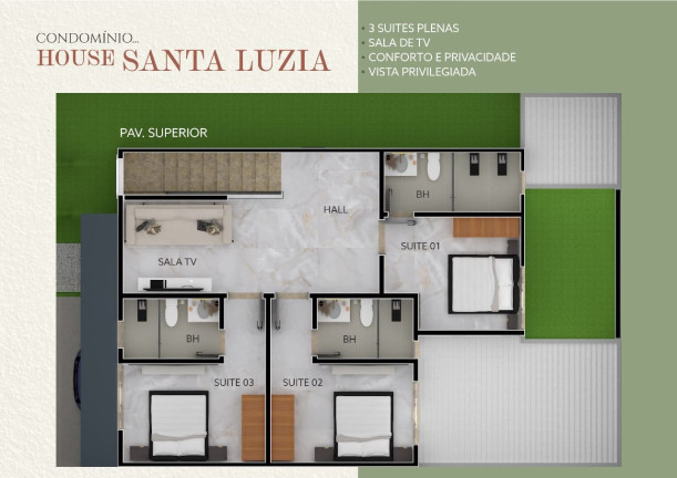 Imagem Casa de Condomínio com 3 Quartos à Venda, 158 m² em Sitios Santa Luzia - Aparecida De Goiania Imagem Casa de Condomínio com 3 Quartos à Venda, 158 m² em Sitios Santa Luzia - Aparecida De Goiania