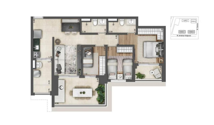 Imagem Apartamento com 3 Quartos à Venda, 86 m² em Vila Prudente - São Paulo Imagem Apartamento com 3 Quartos à Venda, 86 m² em Vila Prudente - São Paulo