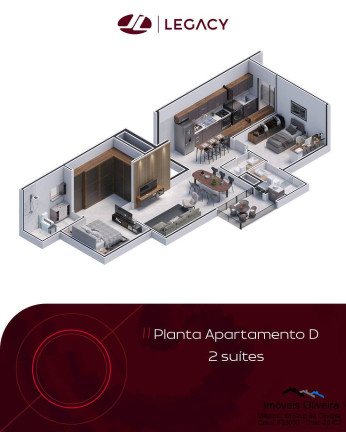 Imagem Apartamento com 1 Quarto à Venda, 45 m² em Centro - Cascavel