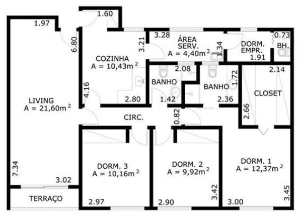 Imagem Apartamento com 3 Quartos à Venda, 105 m² em Itaim Bibi - São Paulo Imagem Apartamento com 3 Quartos à Venda, 105 m² em Itaim Bibi - São Paulo