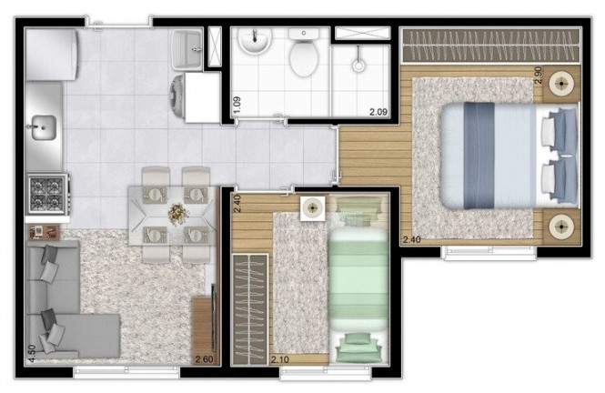 Imagem Imóvel com 2 Quartos à Venda, 32 m² em Itaquera - São Paulo Imagem Imóvel com 2 Quartos à Venda, 32 m² em Itaquera - São Paulo
