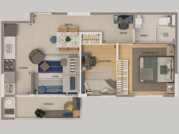 Imagem Apartamento com 2 Quartos à Venda, 119 m² em Bethaville I - Barueri Imagem Apartamento com 2 Quartos à Venda, 119 m² em Bethaville I - Barueri