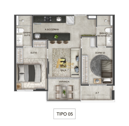Imagem Imóvel com 3 Quartos à Venda, 73 m² em Praia De Itaparica - Vila Velha
