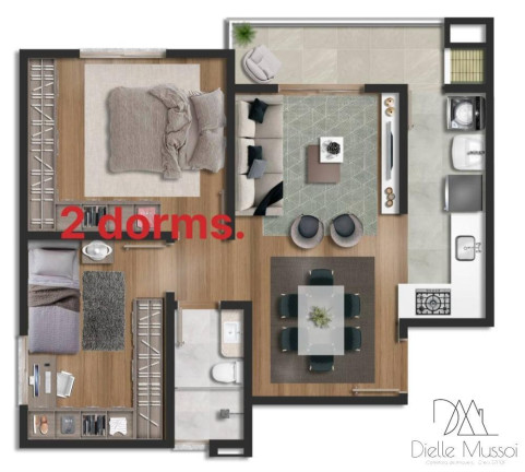 Imagem Apartamento com 2 Quartos à Venda, 53 m² em Rio Branco - Caxias Do Sul Imagem Apartamento com 2 Quartos à Venda, 53 m² em Rio Branco - Caxias Do Sul