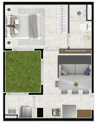 Imagem Apartamento com 1 Quarto à Venda, 25 m² em Vila Sônia - São Paulo