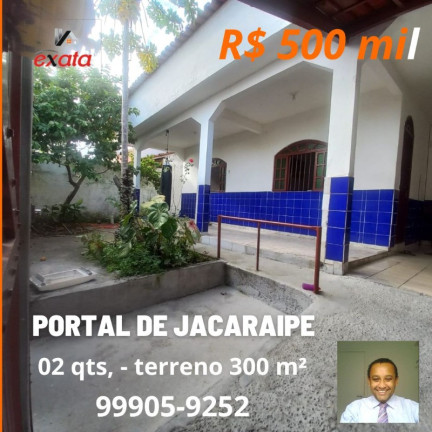 Casa com 2 Quartos para Alugar ou Temporada, 120 m² em Portal De Jacaraípe - Serra