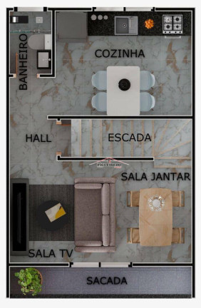 Imagem Sobrado com 2 Quartos à Venda, 95 m² em Maracanã - Praia Grande