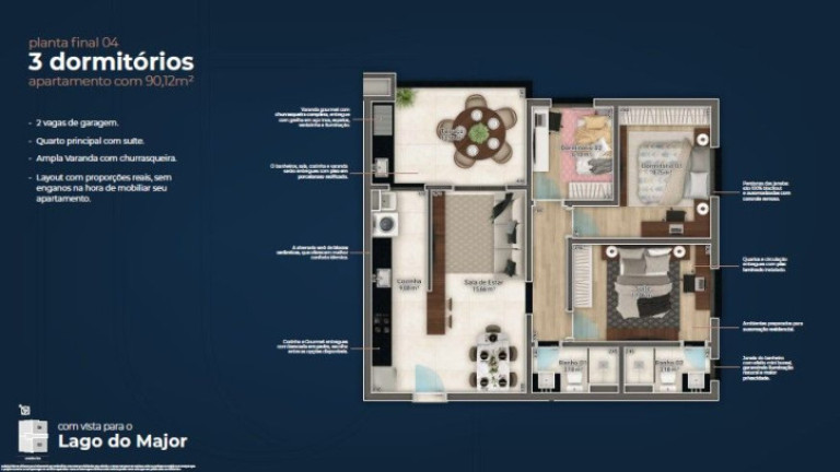 Imagem Apartamento com 3 Quartos à Venda, 90 m² em Vila Gardênia - Atibaia Imagem Apartamento com 3 Quartos à Venda, 90 m² em Vila Gardênia - Atibaia
