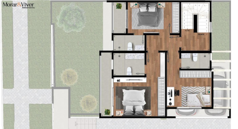 Imagem Casa com 3 Quartos à Venda, 206 m² em Bom Retiro - Curitiba Imagem Casa com 3 Quartos à Venda, 206 m² em Bom Retiro - Curitiba