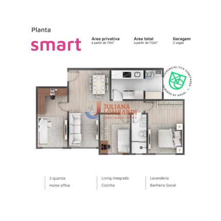 Imagem Apartamento com 2 Quartos à Venda, 61 m² em Pioneiros Catarinenses - Cascavel Imagem Apartamento com 2 Quartos à Venda, 61 m² em Pioneiros Catarinenses - Cascavel