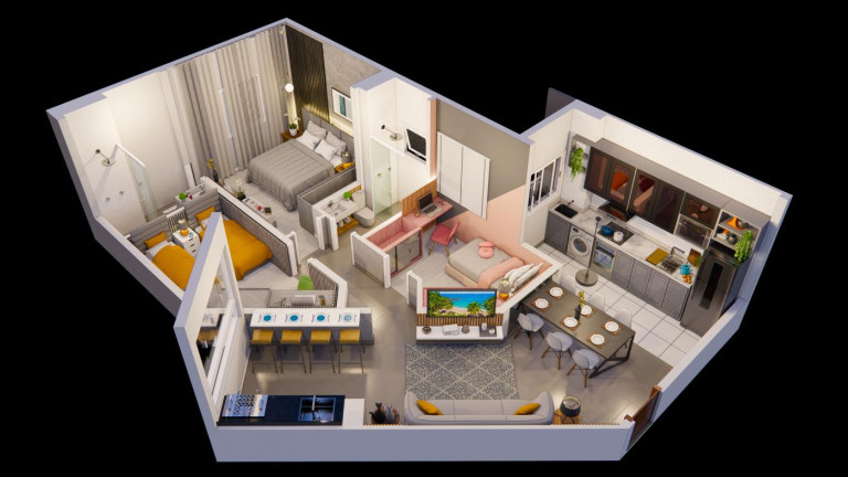 Imagem Apartamento com 2 Quartos à Venda, 59 m² em Jardim Polo Centro - Foz Do Iguaçu