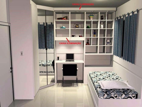 Imagem Apartamento com 2 Quartos à Venda, 45 m² em Tesouro - São José Dos Campos