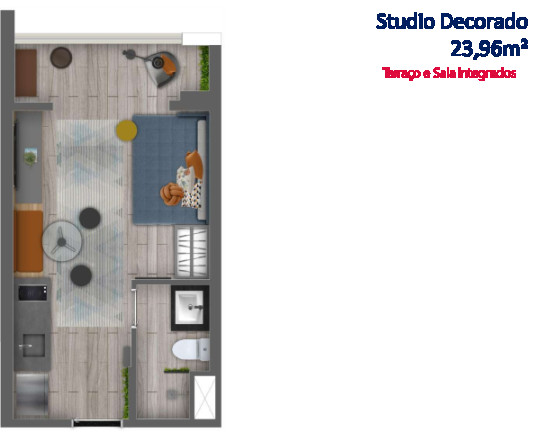 Imagem Apartamento com 1 Quarto à Venda, 54 m² em Centro - São Paulo Imagem Apartamento com 1 Quarto à Venda, 54 m² em Centro - São Paulo