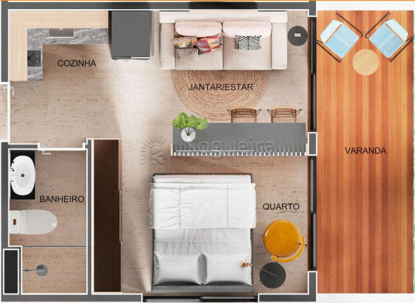 Imagem Flat com 1 Quarto à Venda, 25 m² em Porto De Galinhas - Ipojuca Imagem Flat com 1 Quarto à Venda, 25 m² em Porto De Galinhas - Ipojuca
