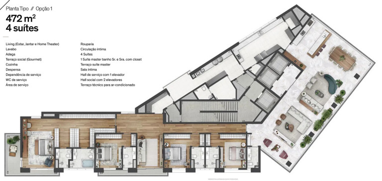 Imagem Apartamento com 4 Quartos à Venda, 472 m² em Jardim Paulistano - São Paulo Imagem Apartamento com 4 Quartos à Venda, 472 m² em Jardim Paulistano - São Paulo