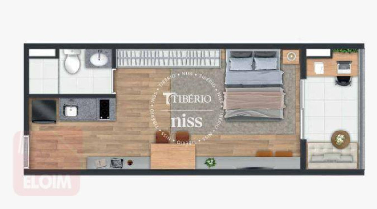 Imagem Studio com 1 Quarto à Venda, 24 m² em Higienópolis - São Paulo Imagem Studio com 1 Quarto à Venda, 24 m² em Higienópolis - São Paulo