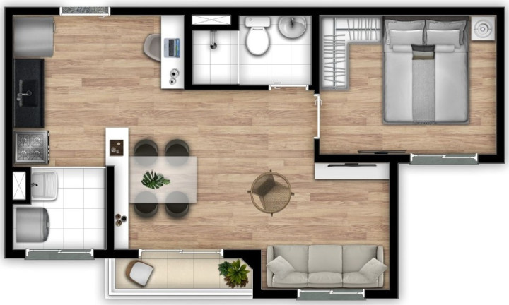Imagem Apartamento com 2 Quartos à Venda, 32 m² em Jardim Da Pedreira - São Paulo
