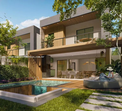 Imagem Casa de Condomínio com 4 Quartos à Venda, 151 m² em Centro - Eusébio Imagem Casa de Condomínio com 4 Quartos à Venda, 151 m² em Centro - Eusébio
