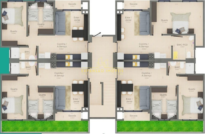 Imagem Apartamento com 2 Quartos à Venda, 85 m² em São Sebastião - Palhoça Imagem Apartamento com 2 Quartos à Venda, 85 m² em São Sebastião - Palhoça
