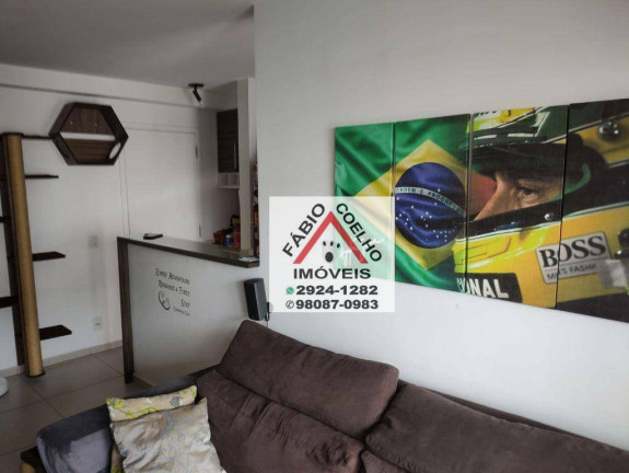 Imagem Apartamento com 2 Quartos à Venda, 62 m² em Campo Grande - São Paulo