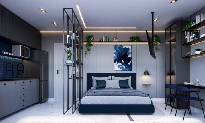 Imagem Apartamento com 1 Quarto à Venda, 17 m² Imagem Apartamento com 1 Quarto à Venda, 17 m²