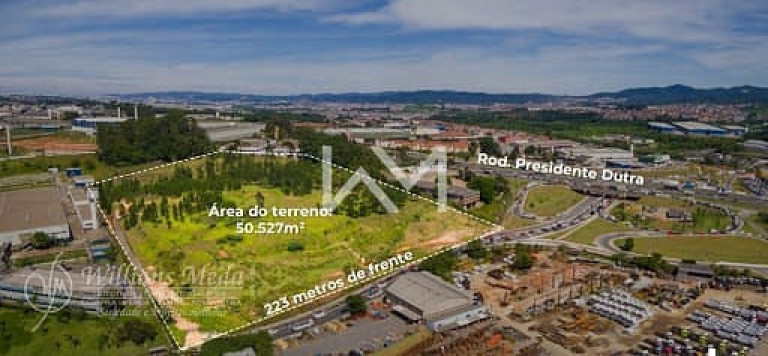 Terreno à Venda, 50.527 m² em Jardim Albertina - Guarulhos