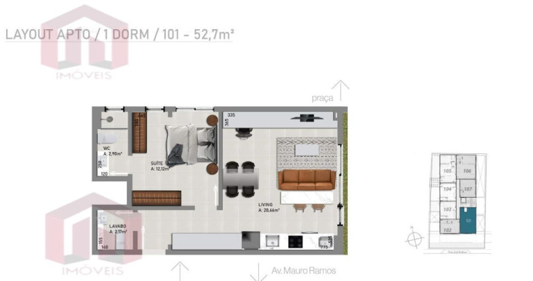 Imagem Imóvel com 2 Quartos à Venda, 