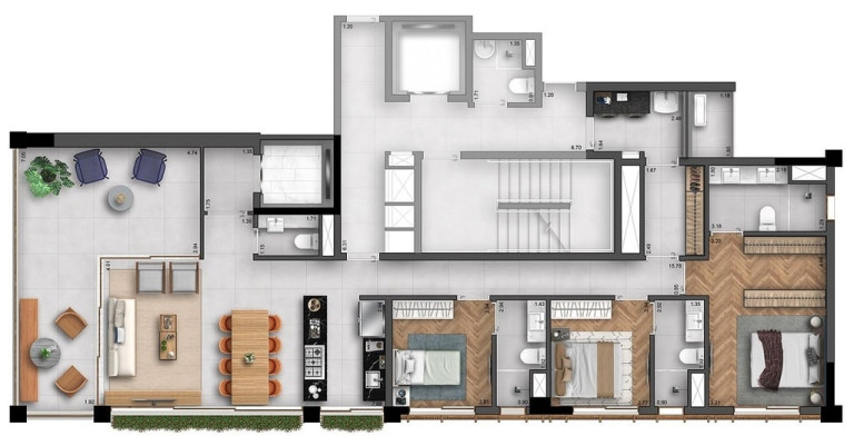 Imagem Apartamento com 3 Quartos à Venda, 147 m² em Itaim Bibi - São Paulo
