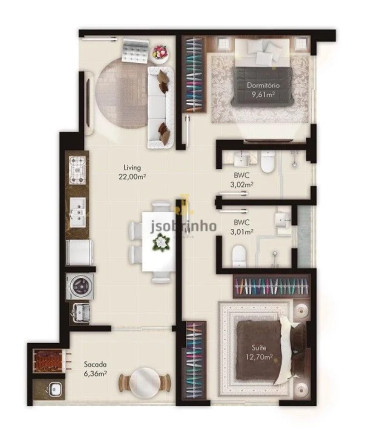 Imagem Apartamento com 2 Quartos à Venda, 62 m² em Morretes - Itapema Imagem Apartamento com 2 Quartos à Venda, 62 m² em Morretes - Itapema