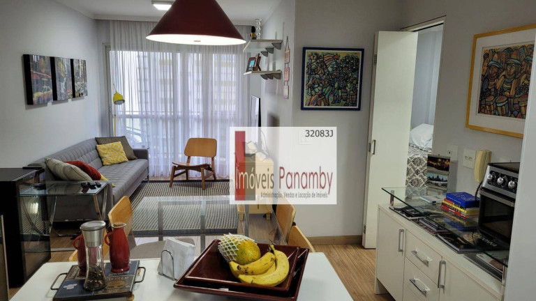 Imagem Apartamento com 1 Quarto para Alugar, 48 m² em Campo Belo - São Paulo Imagem Apartamento com 1 Quarto para Alugar, 48 m² em Campo Belo - São Paulo