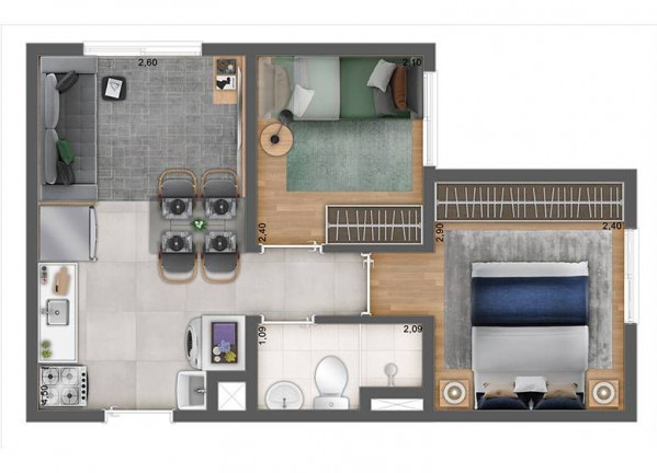 Imagem Apartamento com 2 Quartos à Venda, 33 m² em Vila Ré - São Paulo Imagem Apartamento com 2 Quartos à Venda, 33 m² em Vila Ré - São Paulo
