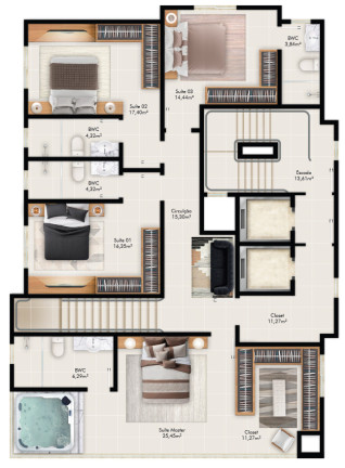Imagem Imóvel com 4 Quartos à Venda, 350 m² em Meia Praia - Itapema Imagem Imóvel com 4 Quartos à Venda, 350 m² em Meia Praia - Itapema