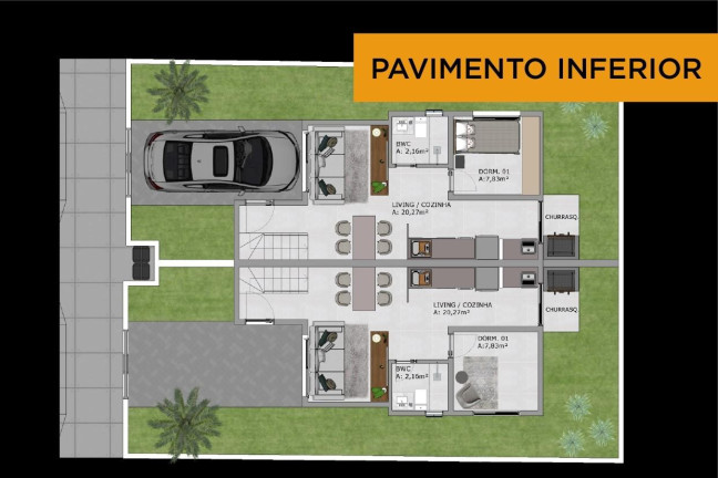 Imagem Sobrado com 3 Quartos à Venda, 125 m² em Ingleses Do Rio Vermelho - Florianópolis
