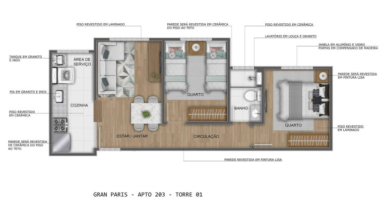 Imagem Apartamento com 2 Quartos à Venda, em Setor Faiçalville - Goiânia Imagem Apartamento com 2 Quartos à Venda, em Setor Faiçalville - Goiânia